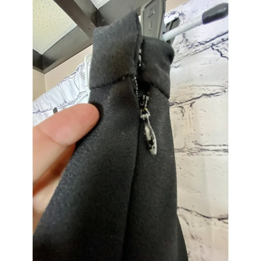 Charles Glueck Focus‎ 2000 Women's Black Pleated Lined Dress Pants Size 14